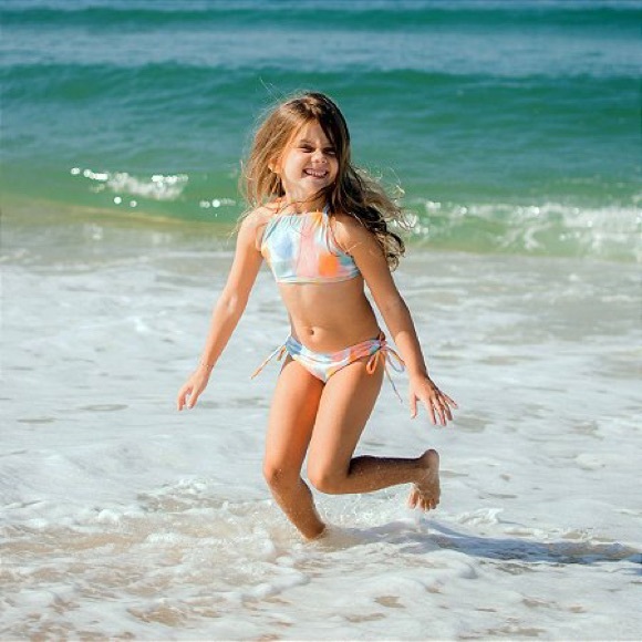 Lului Children's Kailua Print Bikini - Picture 8 of 10